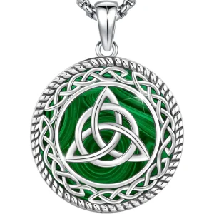 Celtic Knot Necklace Sterling Silver