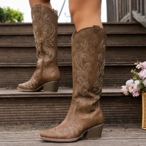 Embroidered Cowboy Boots
