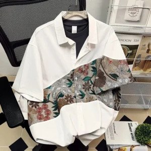 Embroidered Shirts Fashion Casual