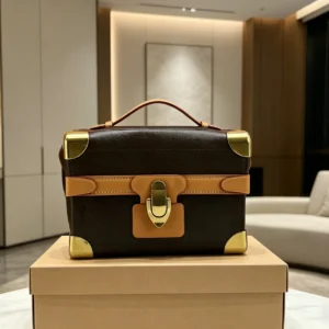 Boxy Handbag Retro Metal Lock