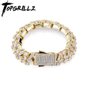 Baguette Chain Link Bracelet