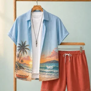 Nautical Map Print Outfit