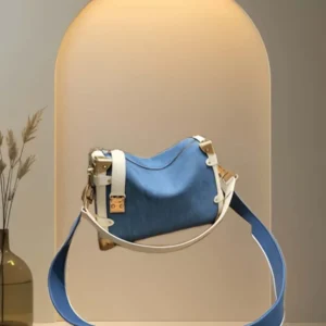 Classic Waterdrop Denim Handbag